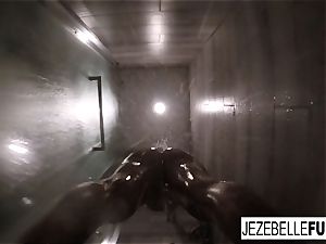 Jezebelle Bond scorching steamy bathroom
